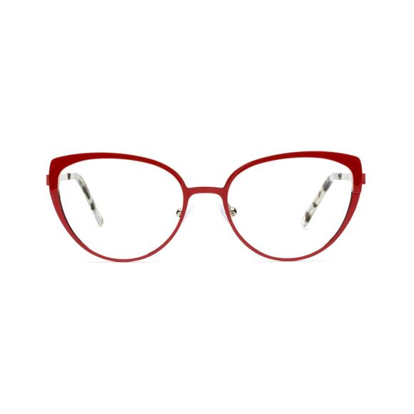 NW 77TH USA DUCK DUCK GOOZE RED SILVER AUTHENTIC EYEGLASSES FRAMES 51-17-140 - Picture 1 of 5